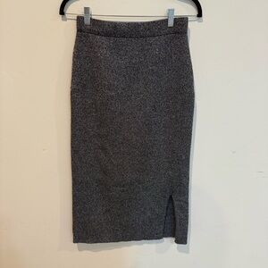 A New Day Gray Glittery Pencil Skirt Womens Small New Years Christmas Event